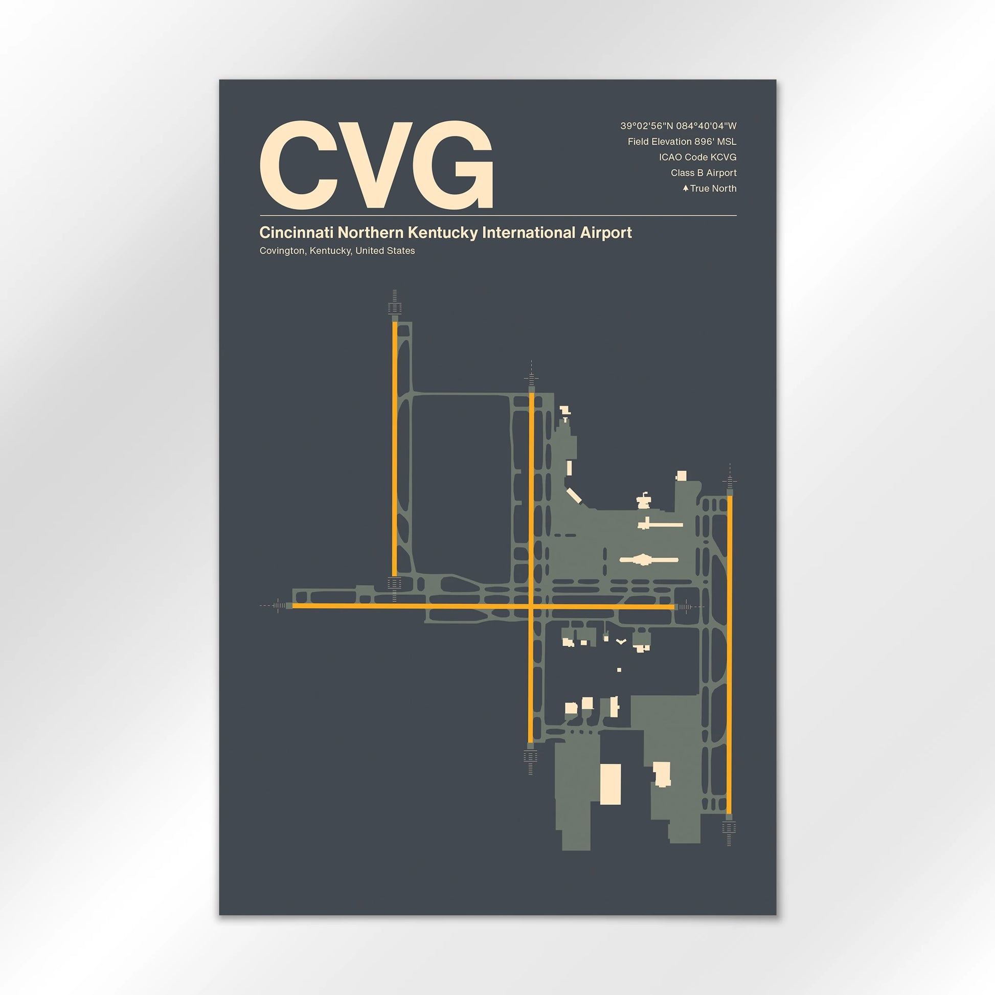 CVG | Covington - Mid - Century Slate - 12×18" - No Frame