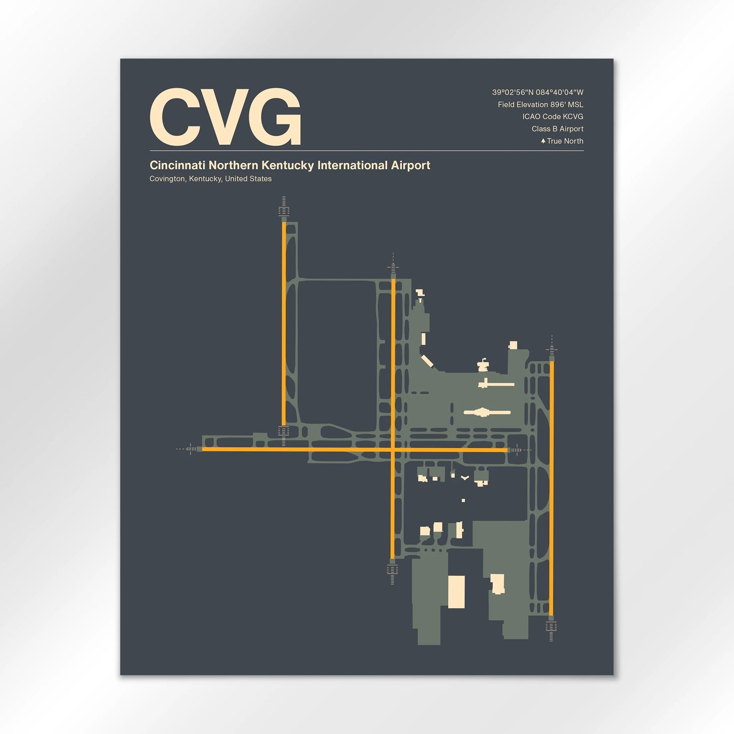 CVG | Covington - Mid - Century Slate - 16×20" - No Frame