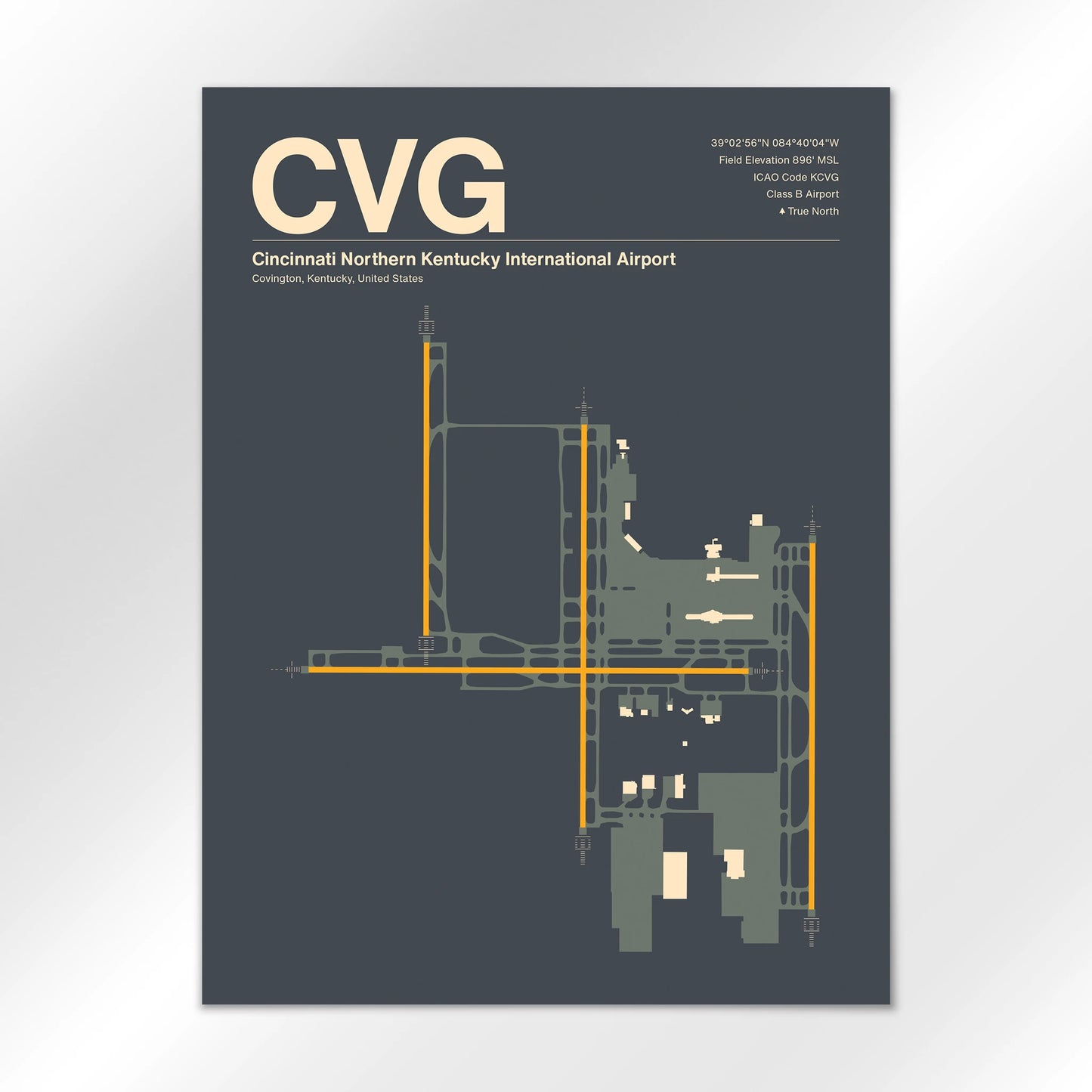 CVG | Covington - Mid - Century Slate - 18×24" - No Frame