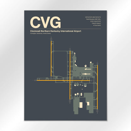 CVG | Covington - Mid - Century Slate - 18×24" - No Frame