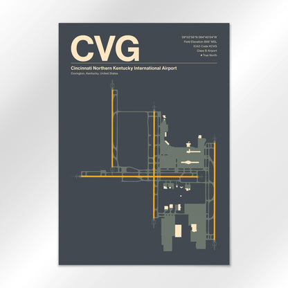 CVG | Covington - Mid - Century Slate - A3 - No Frame