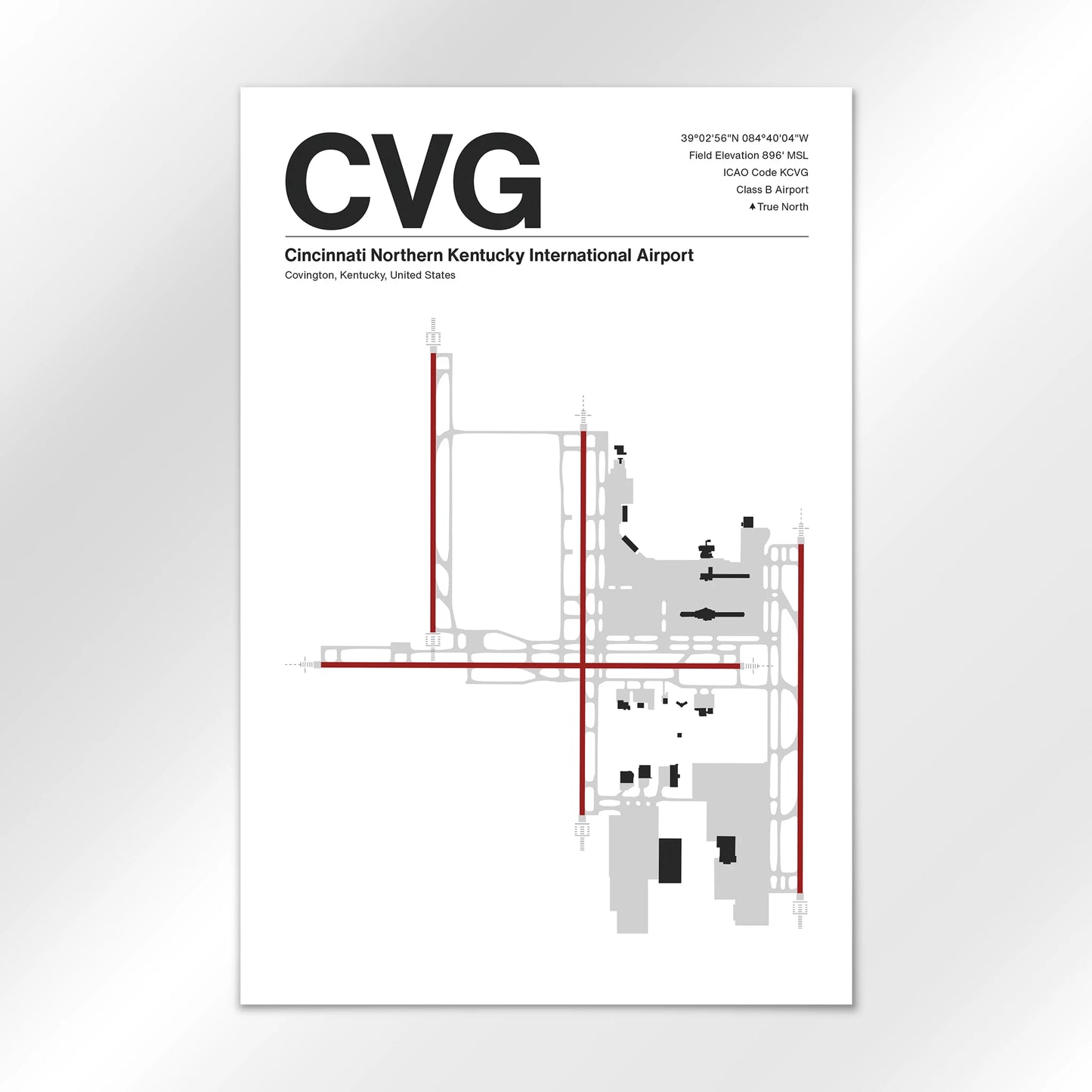 CVG | Covington - Mid - Century Modern - 12×18" - No Frame