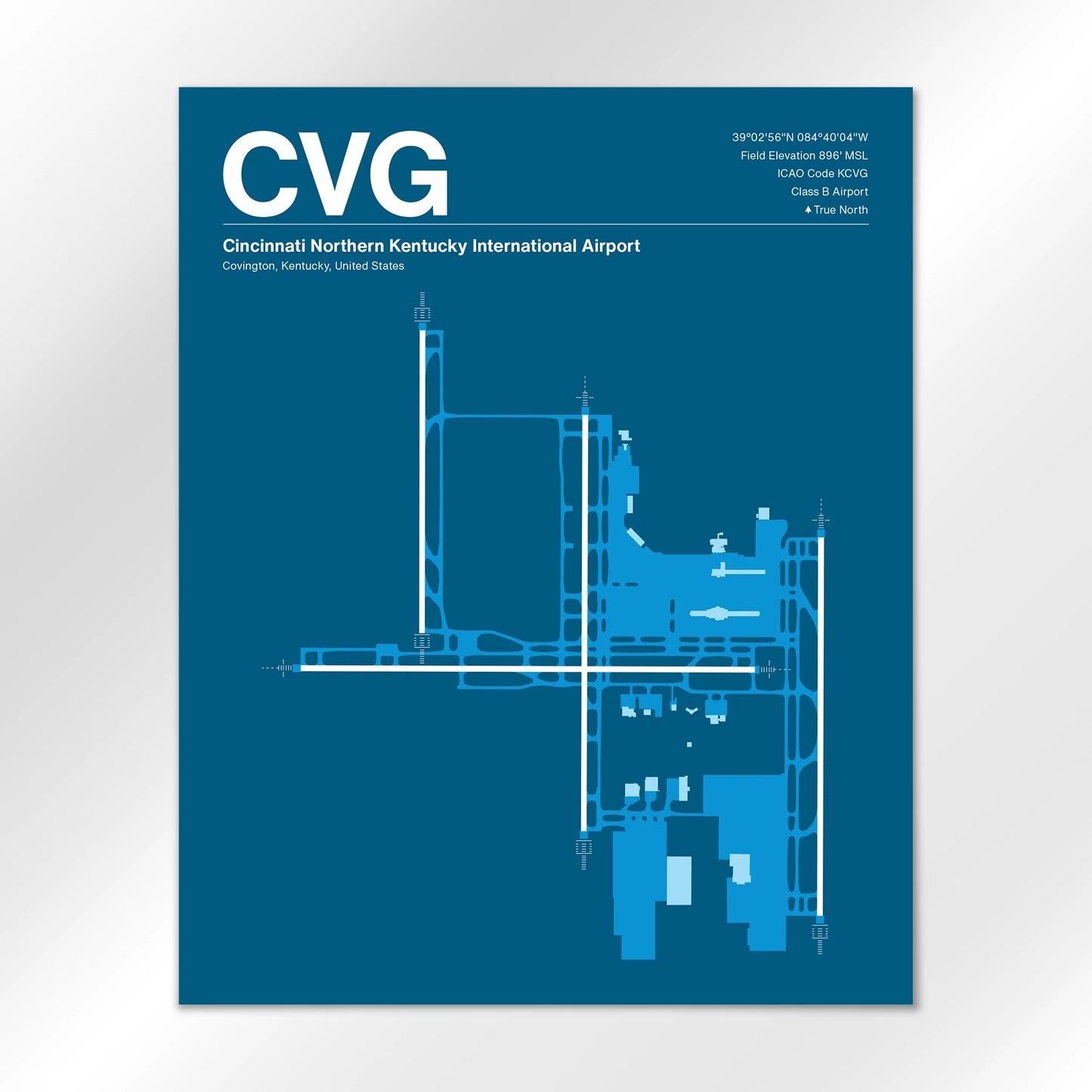 CVG | Covington - Skyline Blue - 16×20" - No Frame