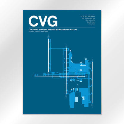 CVG | Covington - Skyline Blue - 18×24" - No Frame