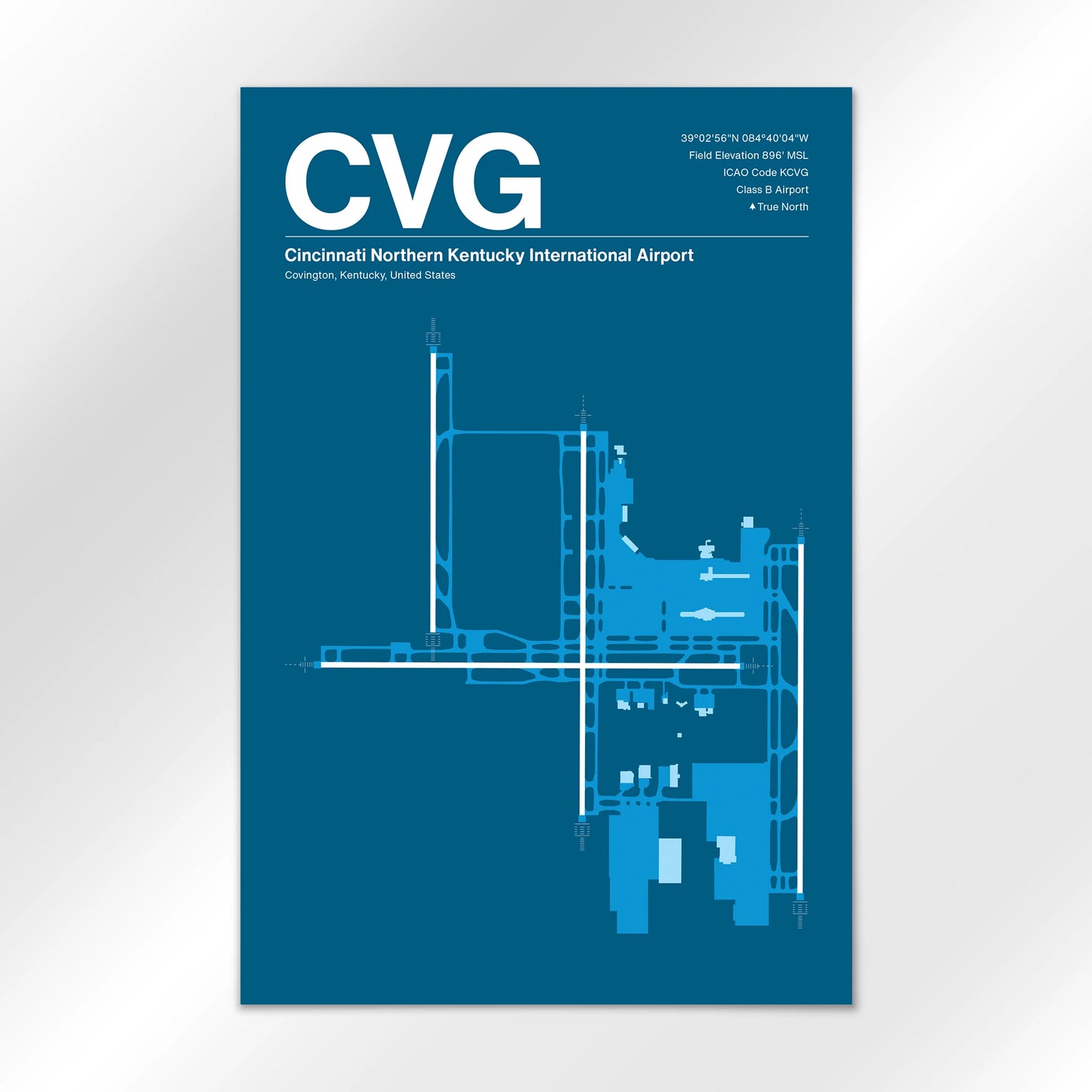 CVG | Covington - Skyline Blue - 24×36" - No Frame