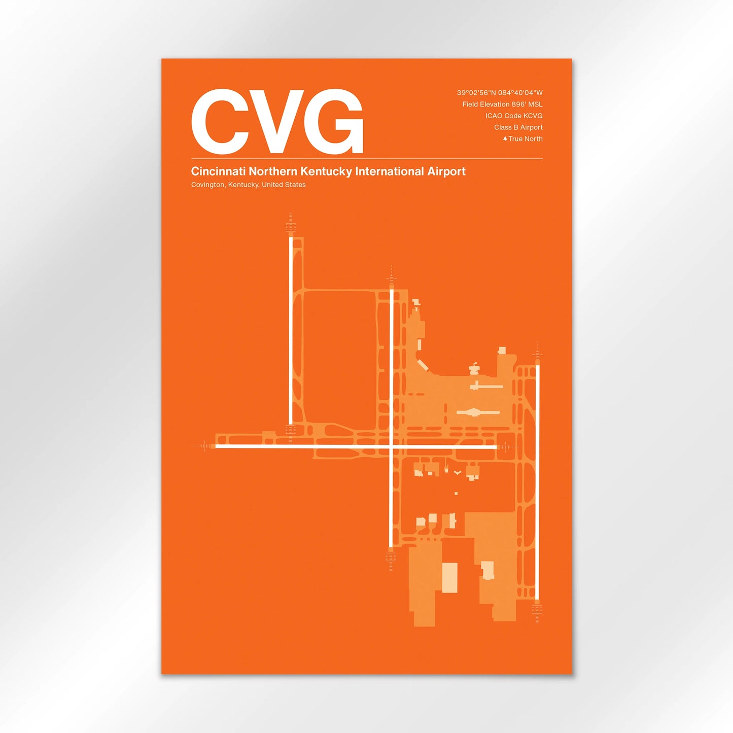 CVG | Covington - Sunset Orange - 12×18" - No Frame