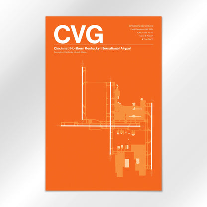 CVG | Covington - Sunset Orange - 24×36" - No Frame