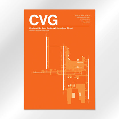 CVG | Covington - Sunset Orange - A2 - No Frame
