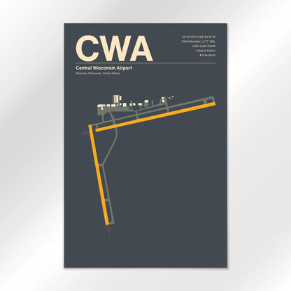 CWA Airport Diagram