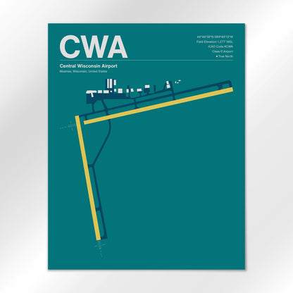 CWA Airport Diagram