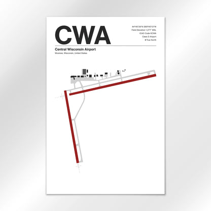 CWA Airport Diagram