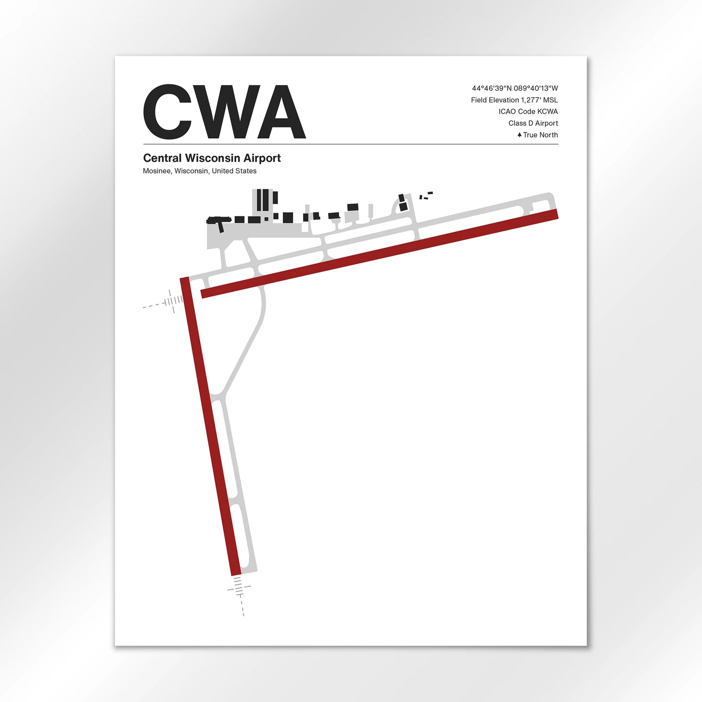 CWA Airport Diagram