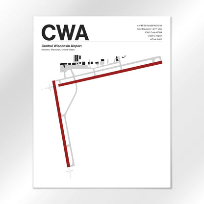 CWA Airport Diagram