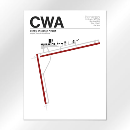 CWA Airport Diagram