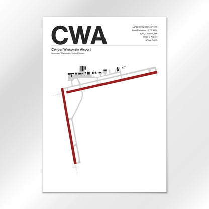 CWA Airport Diagram