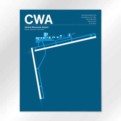 CWA Airport Diagram