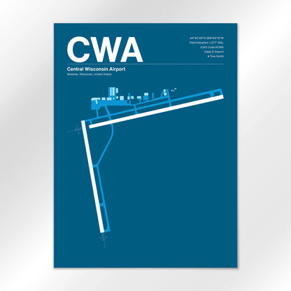 CWA Airport Diagram