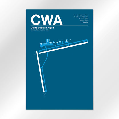 CWA Airport Diagram