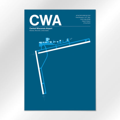 CWA Airport Diagram