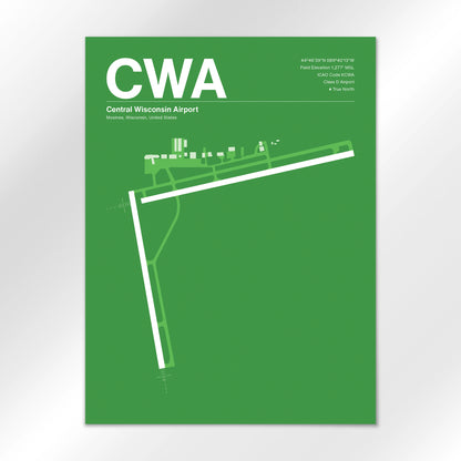 CWA Airport Diagram