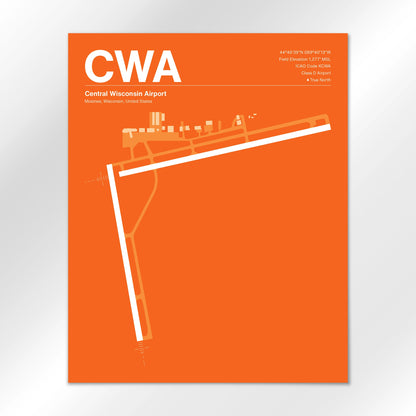 CWA Airport Diagram