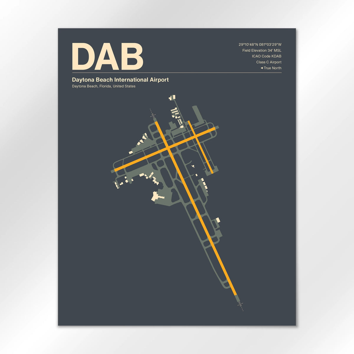 DAB Airport Diagram