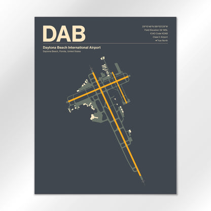 DAB Airport Diagram