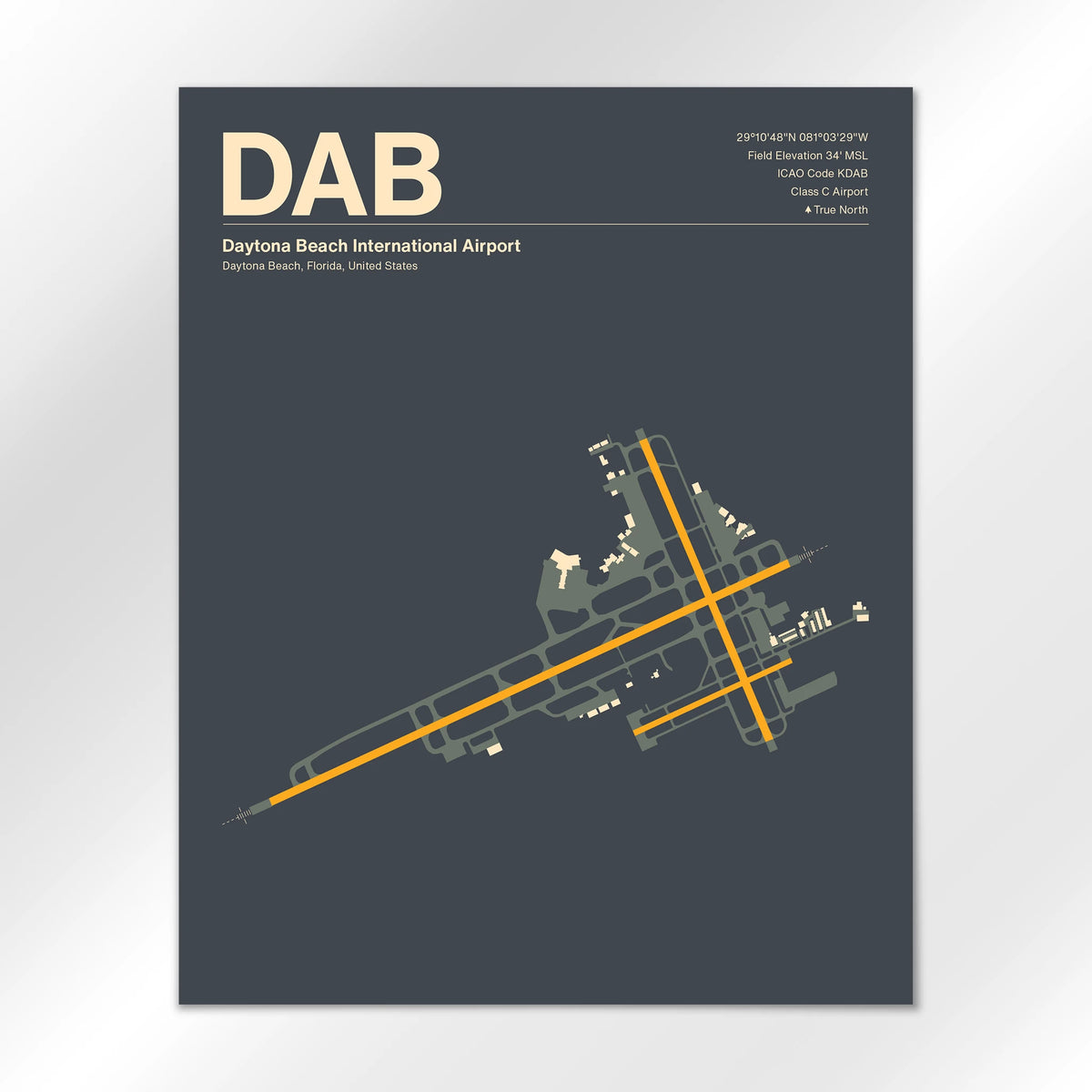 DAB Airport Diagram