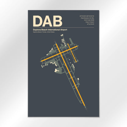 DAB Airport Diagram