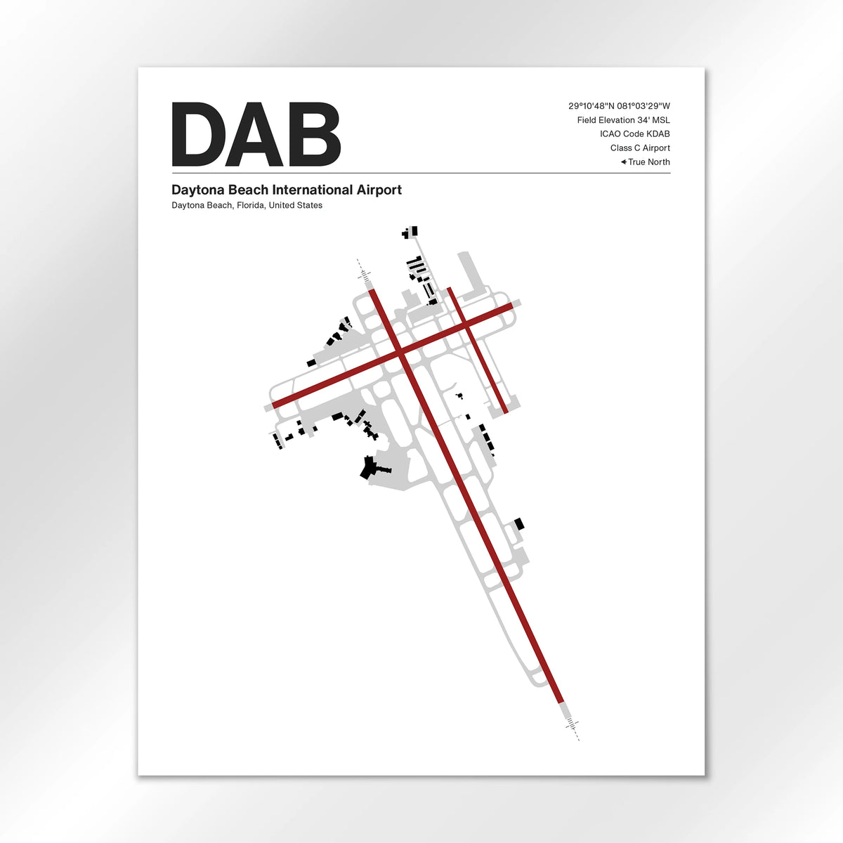 DAB Airport Diagram