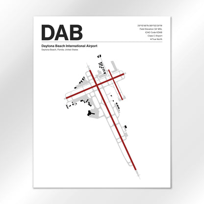 DAB Airport Diagram