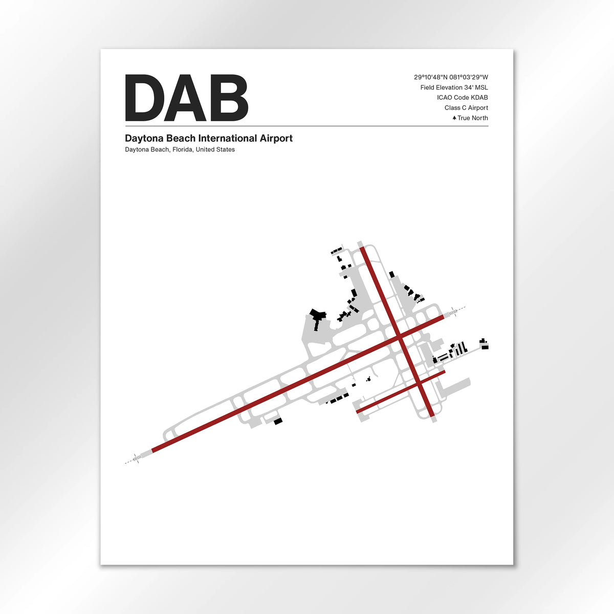 DAB Airport Diagram