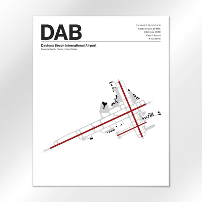 DAB Airport Diagram