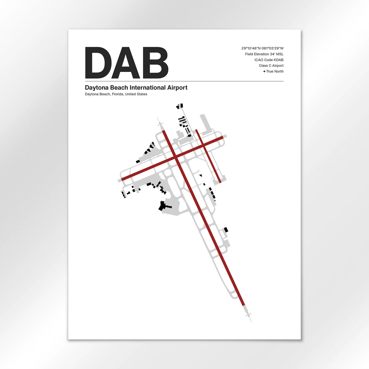 DAB Airport Diagram