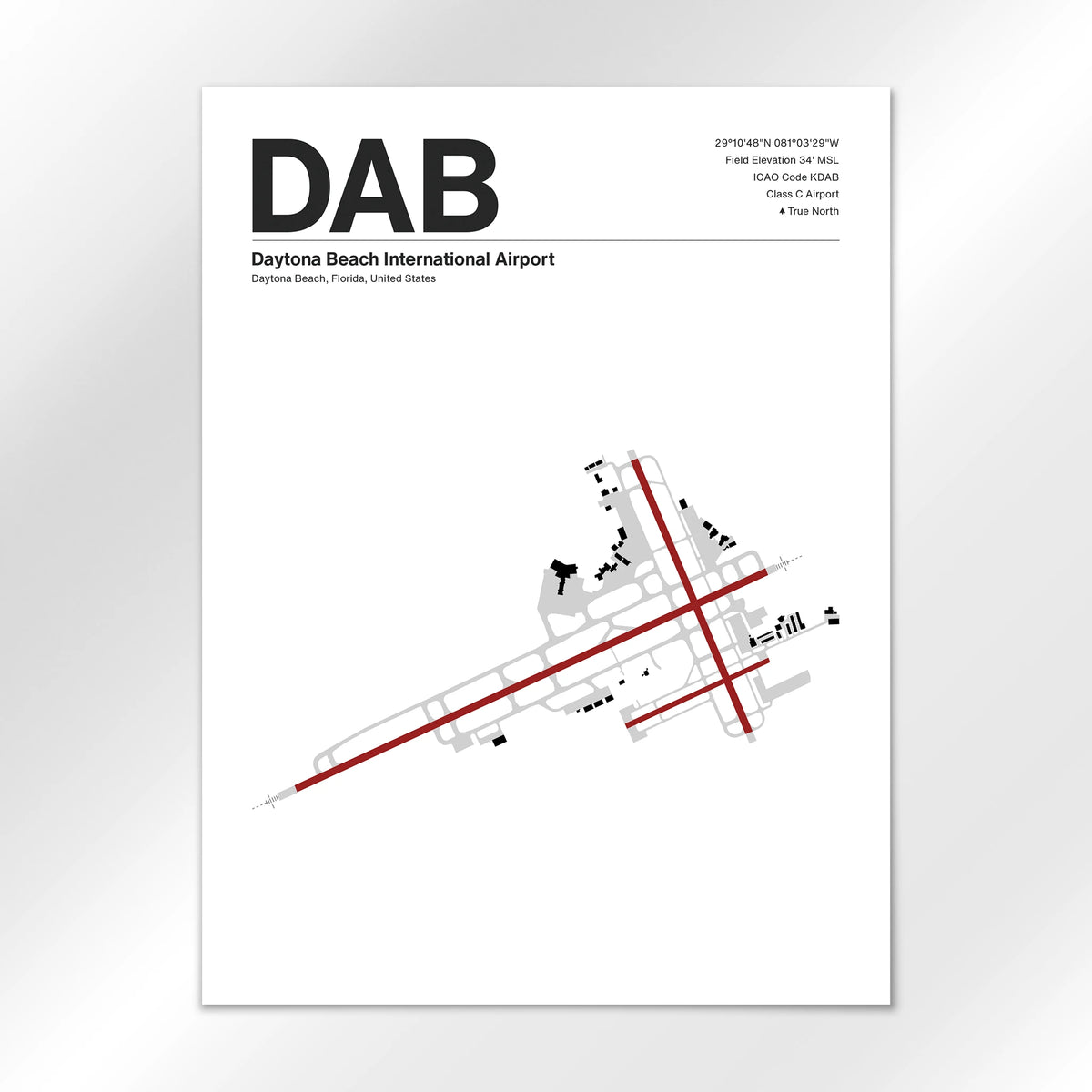 DAB Airport Diagram