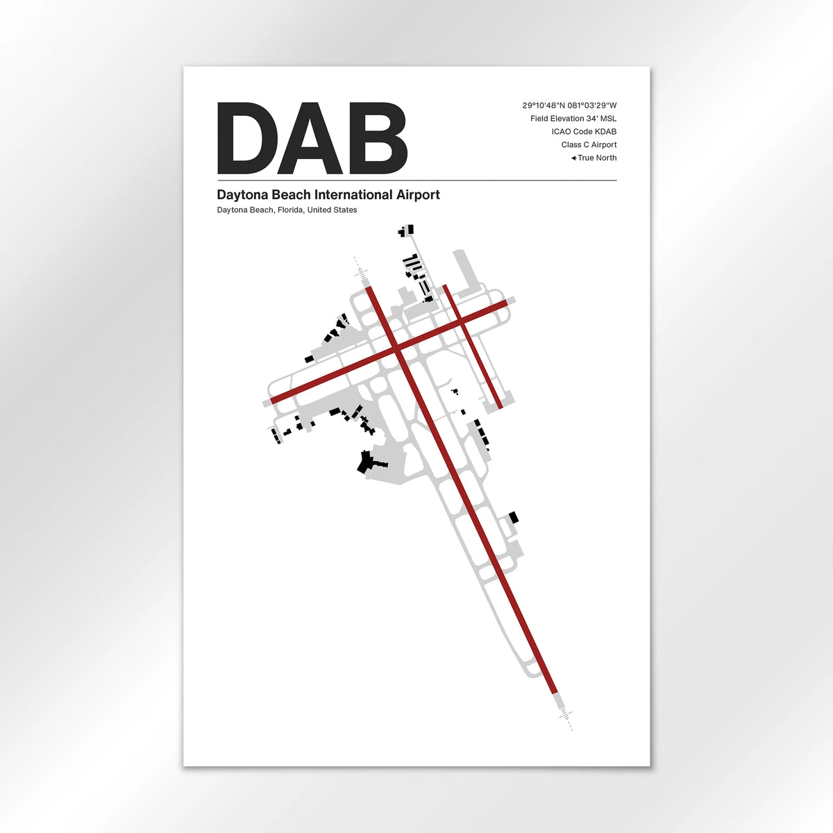DAB Airport Diagram