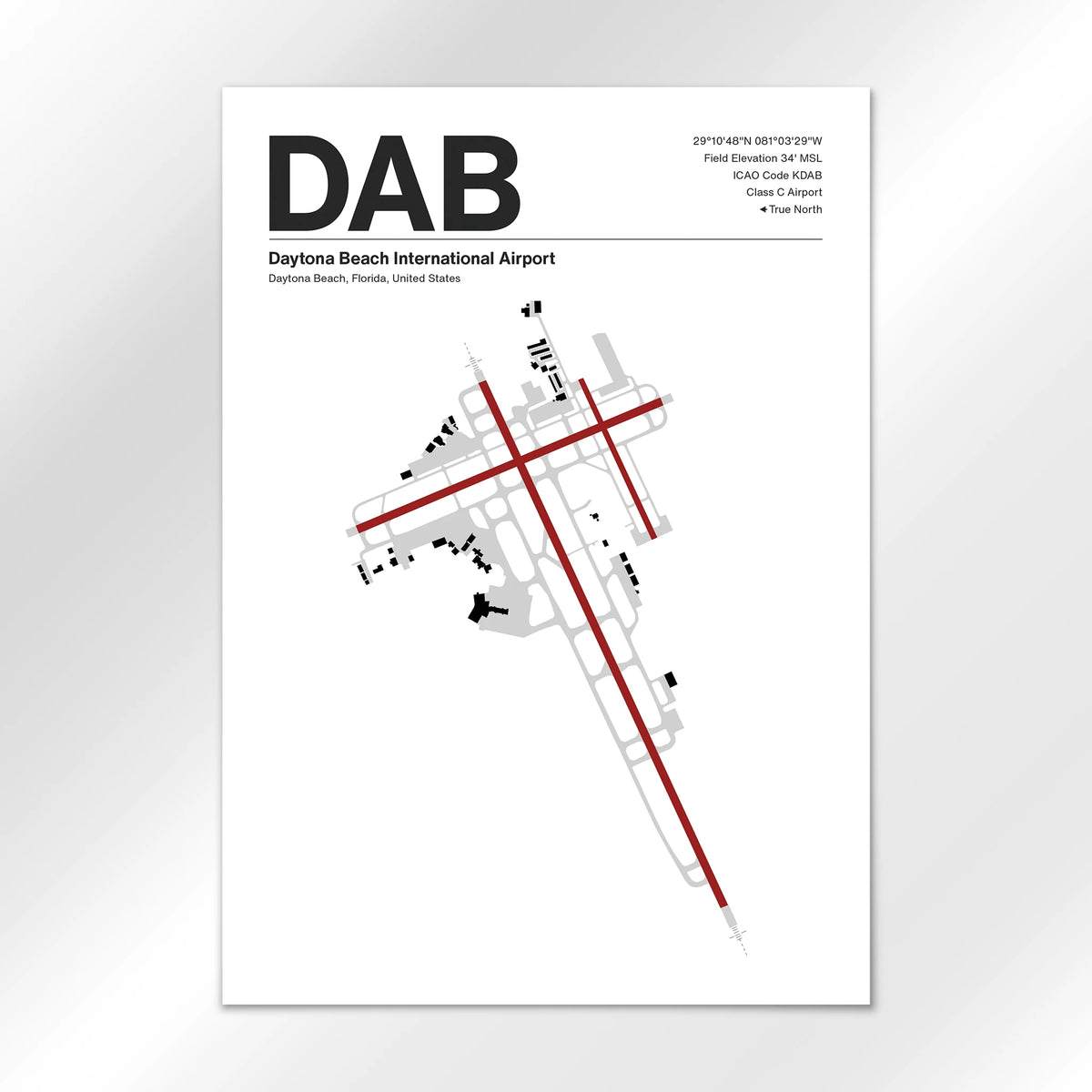 DAB Airport Diagram