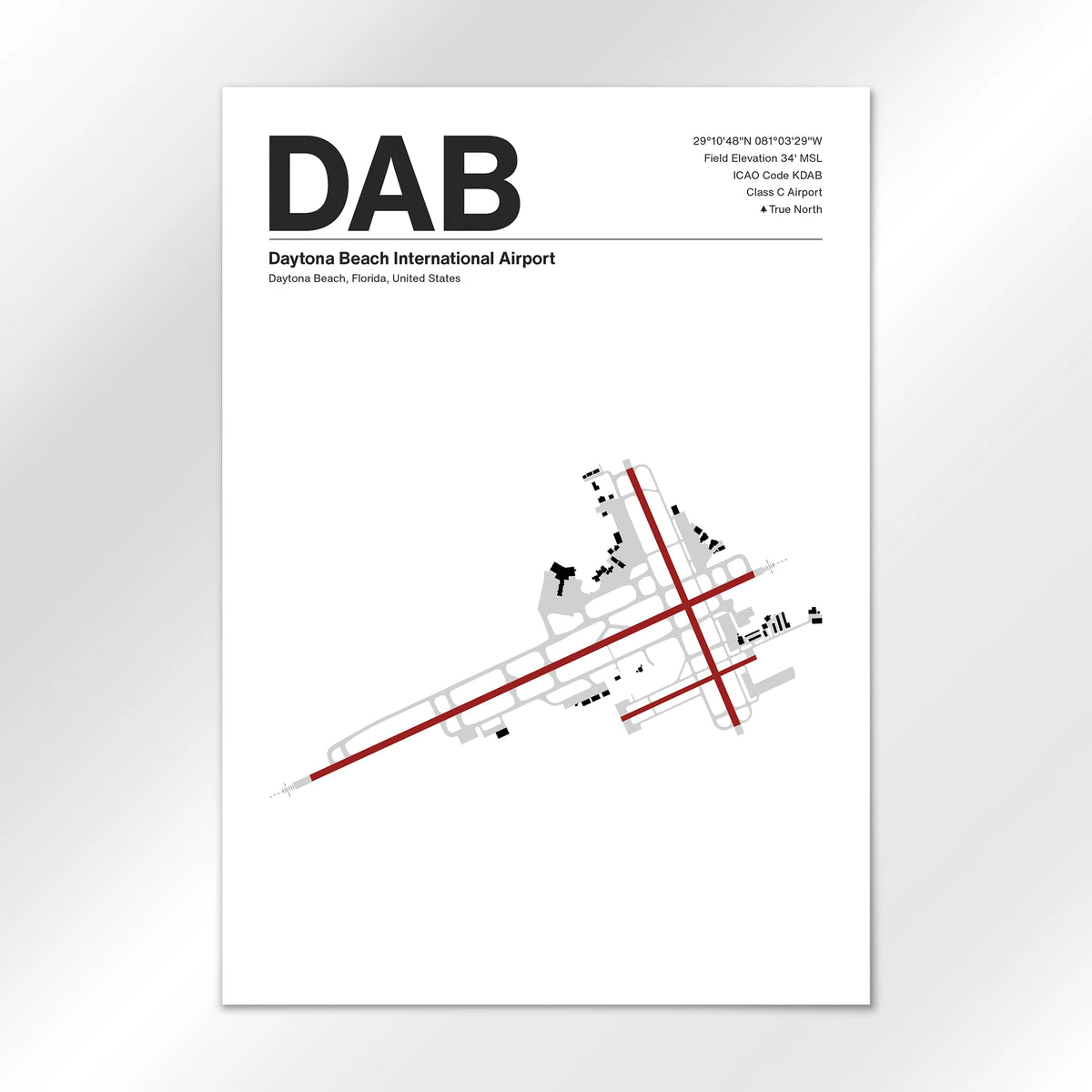 DAB Airport Diagram