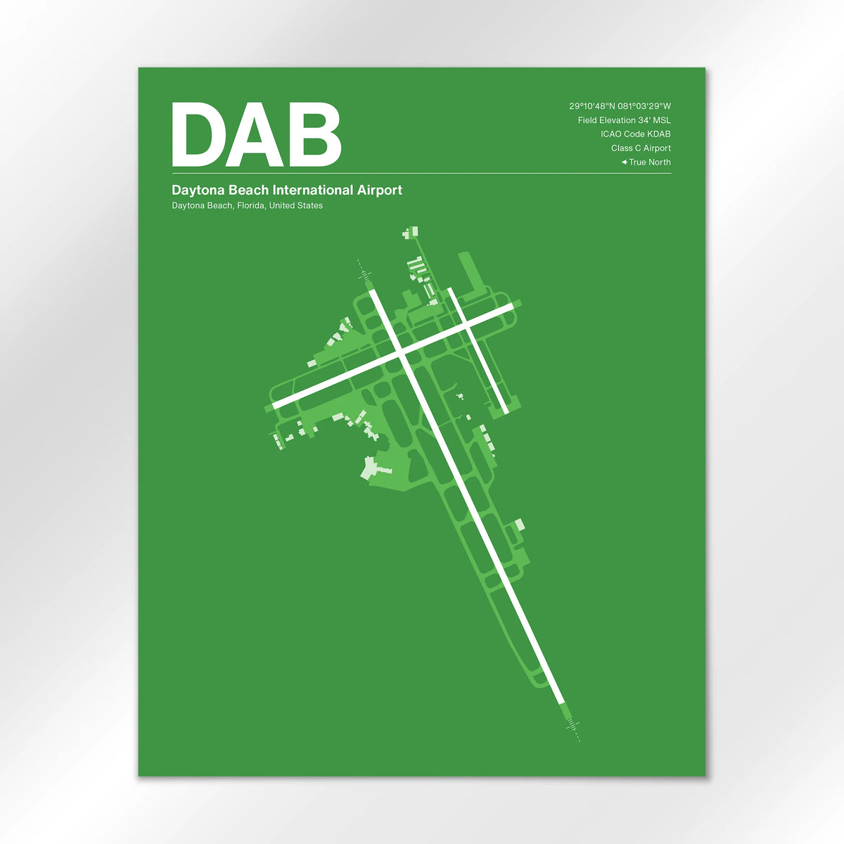 DAB Airport Diagram