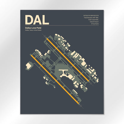 DAL Airport Diagram