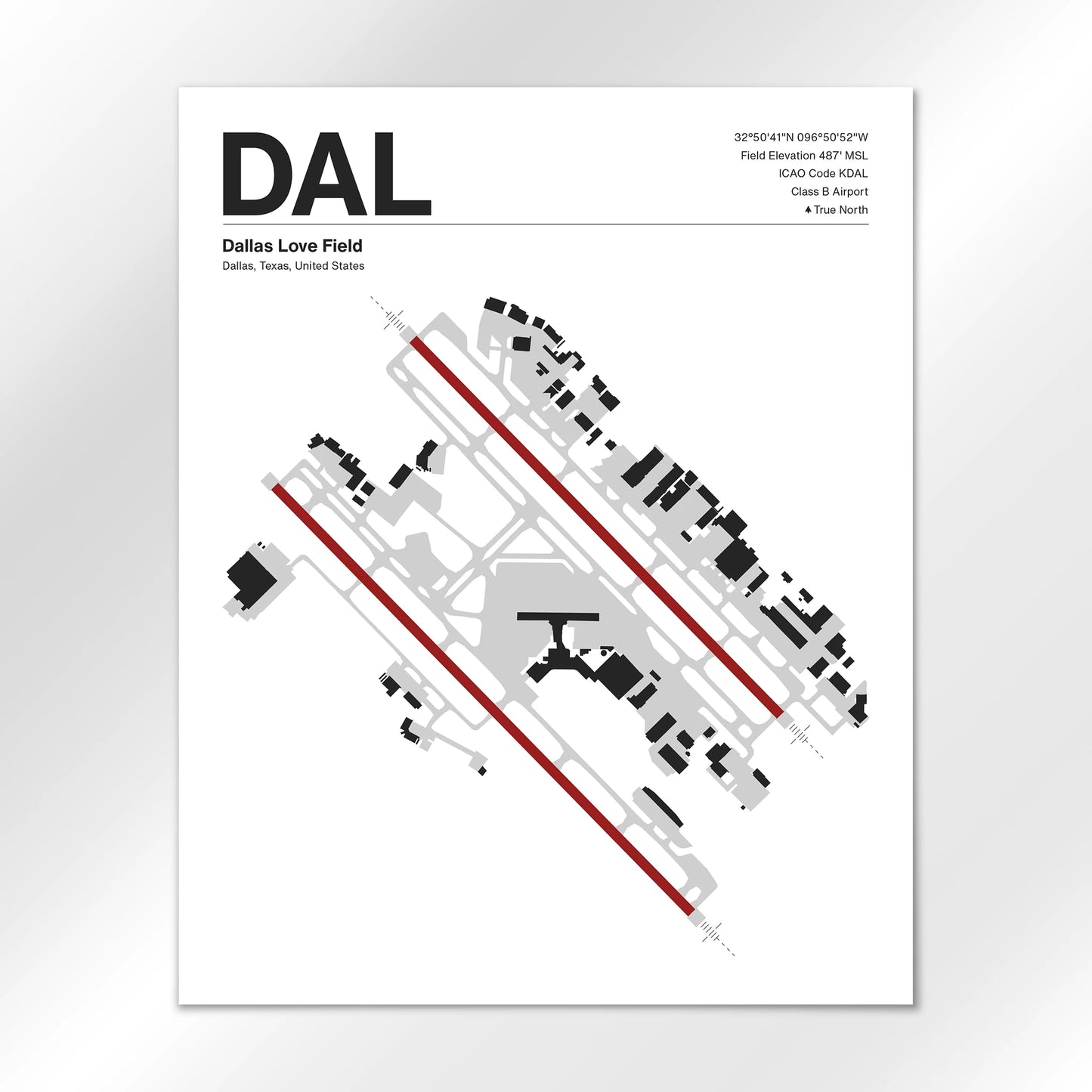 DAL Airport Diagram