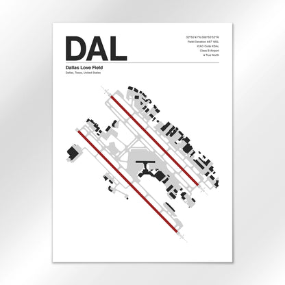 DAL Airport Diagram