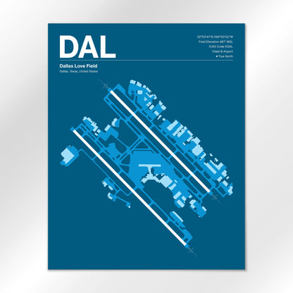 DAL Airport Diagram