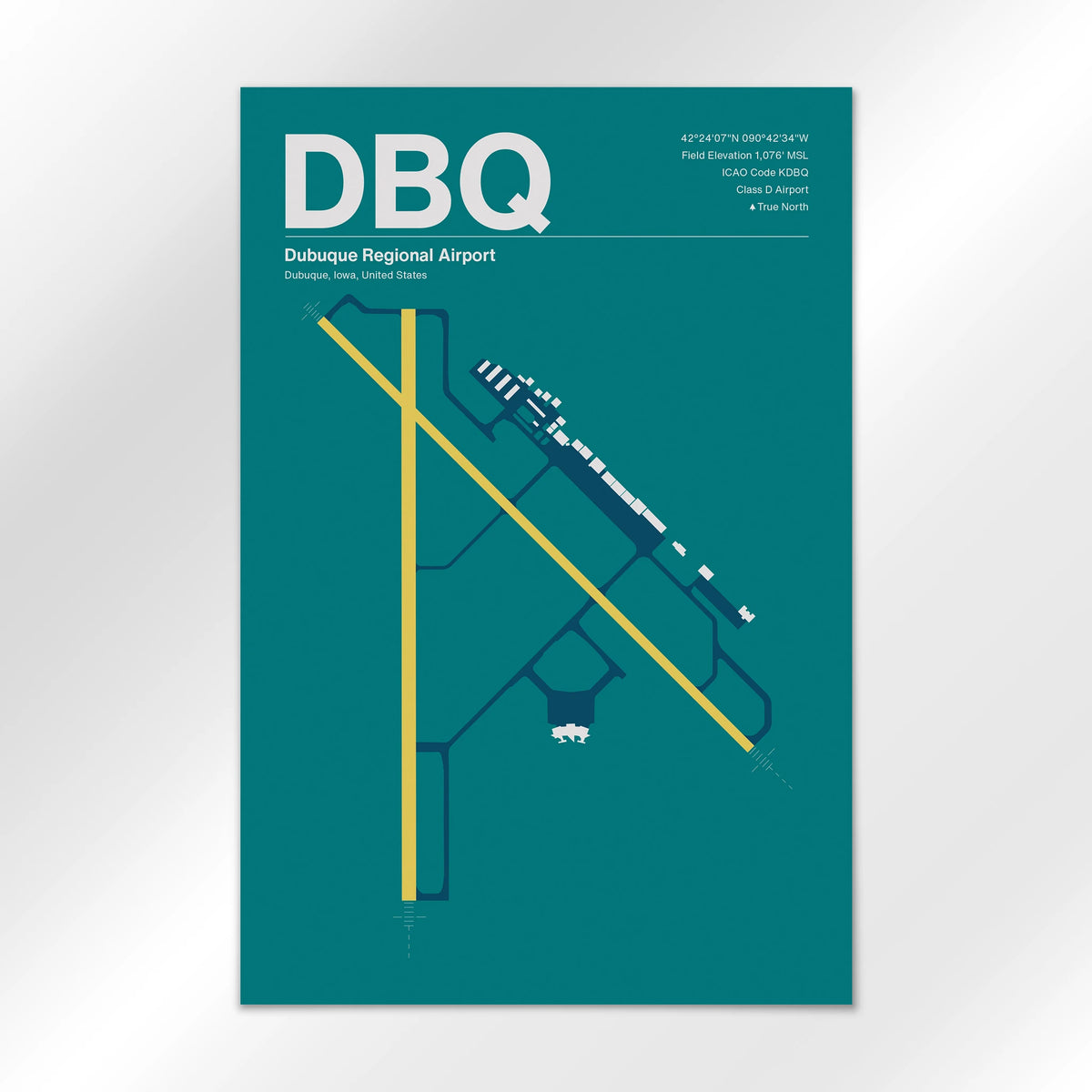 DBQ Airport Diagram