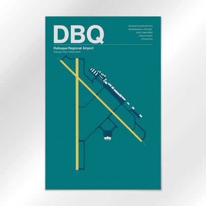 DBQ Airport Diagram
