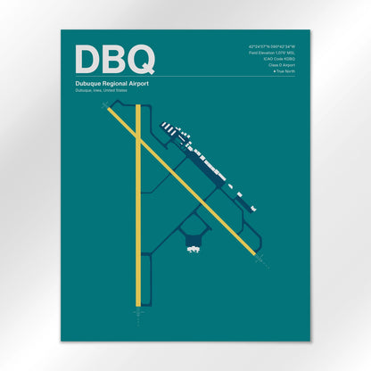 DBQ Airport Diagram