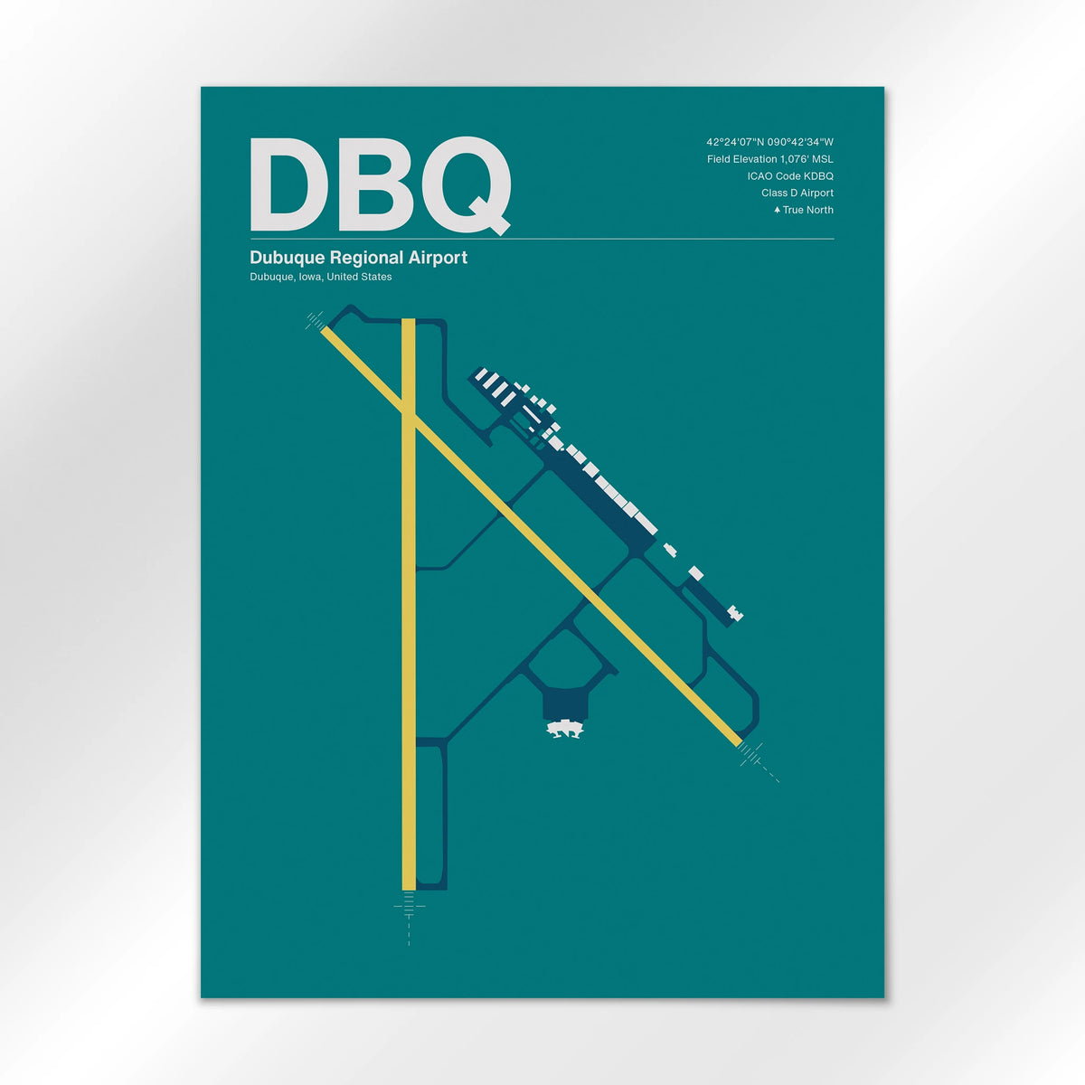 DBQ Airport Diagram