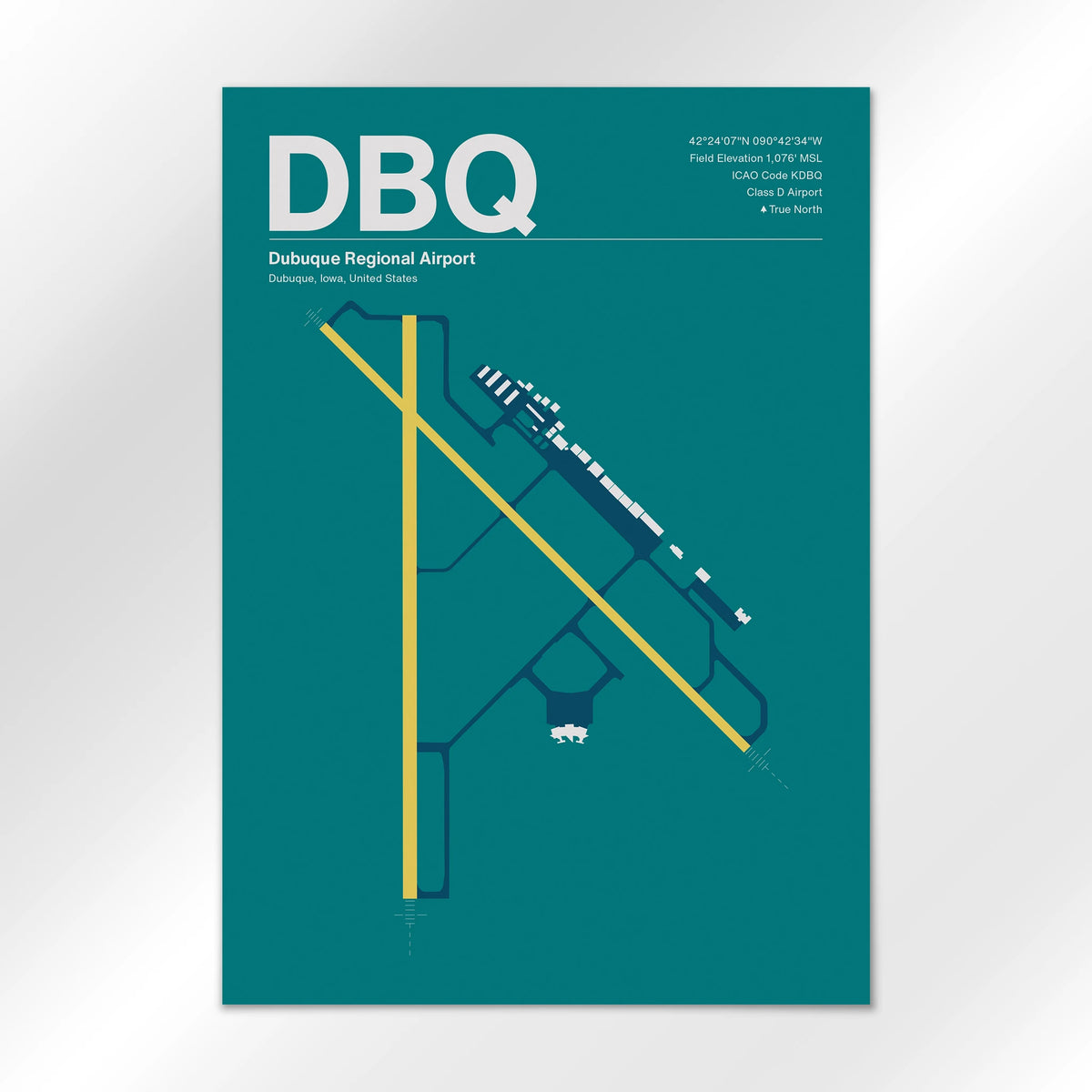 DBQ Airport Diagram