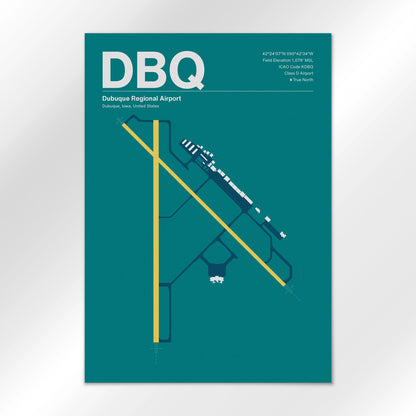 DBQ Airport Diagram
