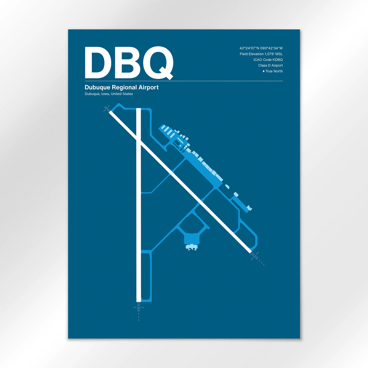 DBQ Airport Diagram